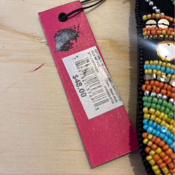 LEIGHTON CLUTCH CIRCUS BY SAM EDELMAN CROSSBODY  PURSE EMBELLISHED NWT - Picture 4 of 8